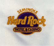 Hard Rock Care Casino Uniform Embroidery