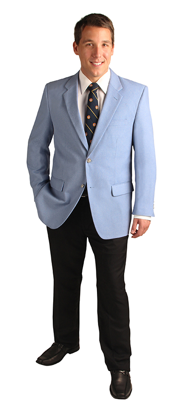 Men's carolina blue blazers