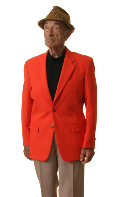 orange blazer mens