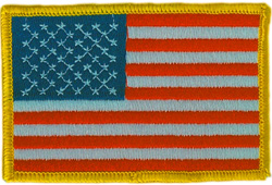 USA flag emblems