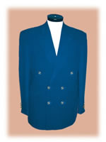 men's blazer - sportcoat  available in red, royal blue, gold, black, white, creme